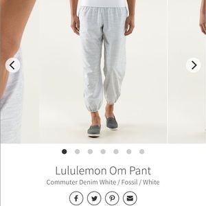 Lululemon OM pant , size 6